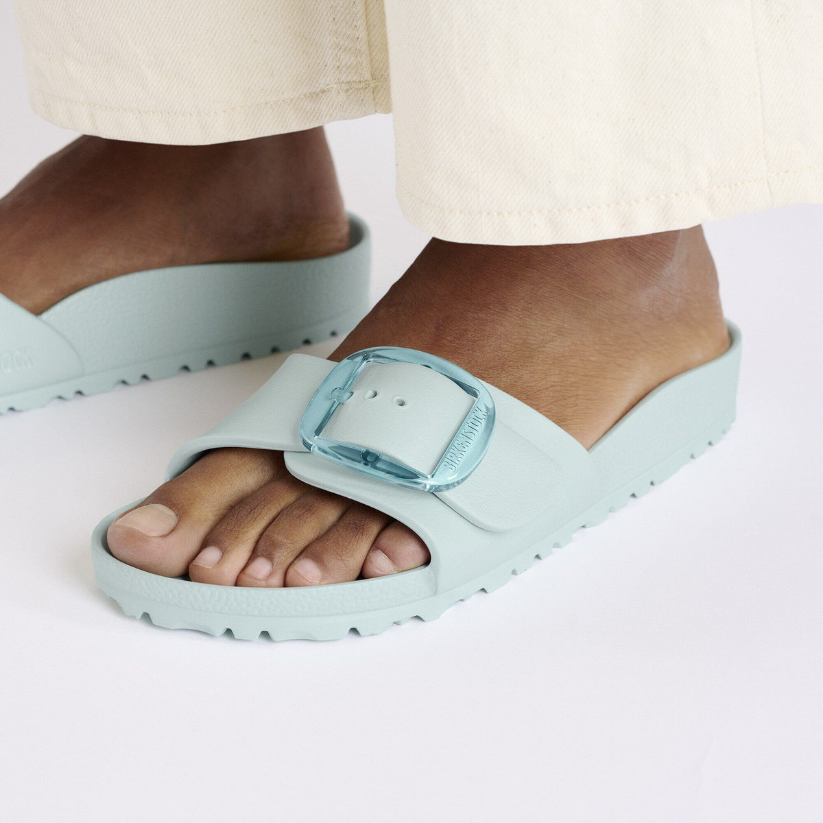 Madrid Big Buckle EVA in Color Surf Green | Birkenstock