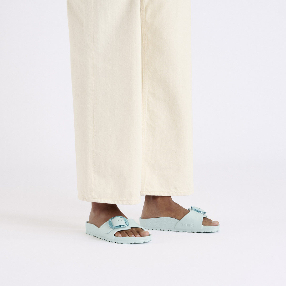 Madrid Big Buckle EVA in Color Surf Green | Birkenstock