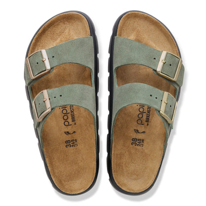 Arizona Chunky Suede Leather in Color Thyme | Birkenstock