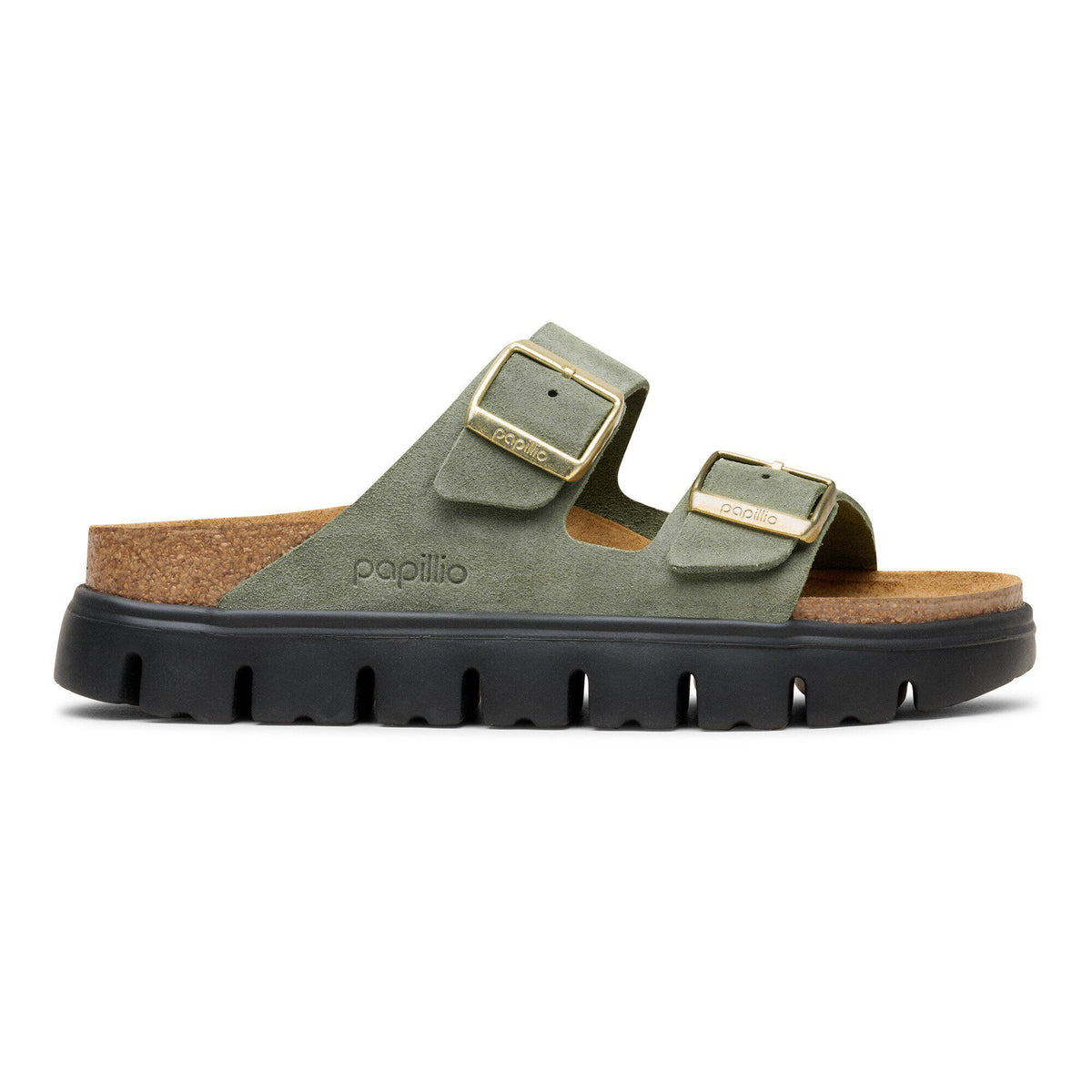 Arizona Chunky Suede Leather in Color Thyme | Birkenstock