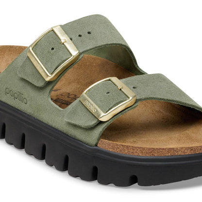 Arizona Chunky Suede Leather in Color Thyme | Birkenstock