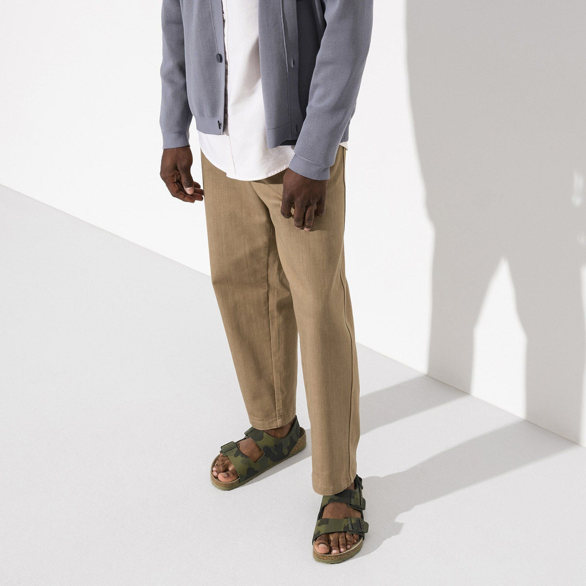 Milano Soft Footbed Birko-Flor in Color Desert Soil Camouflage Green | Birkenstock