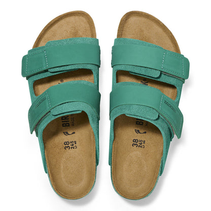 Uji Nubuck-Suede Leather in Color Digital Green | Birkenstock