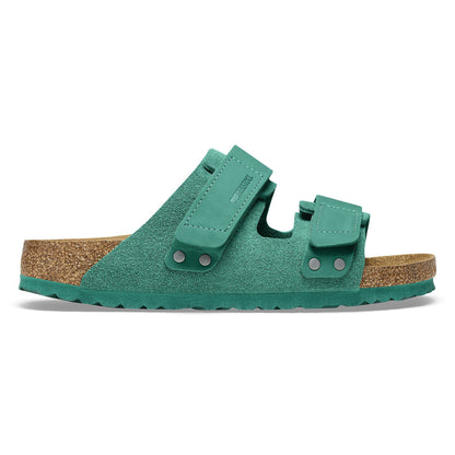 Uji Nubuck-Suede Leather in Color Digital Green | Birkenstock