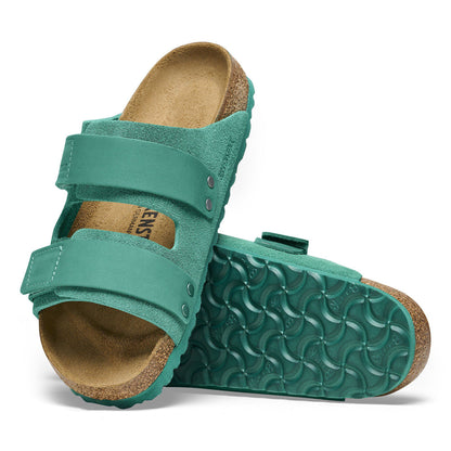 Uji Nubuck-Suede Leather in Color Digital Green | Birkenstock