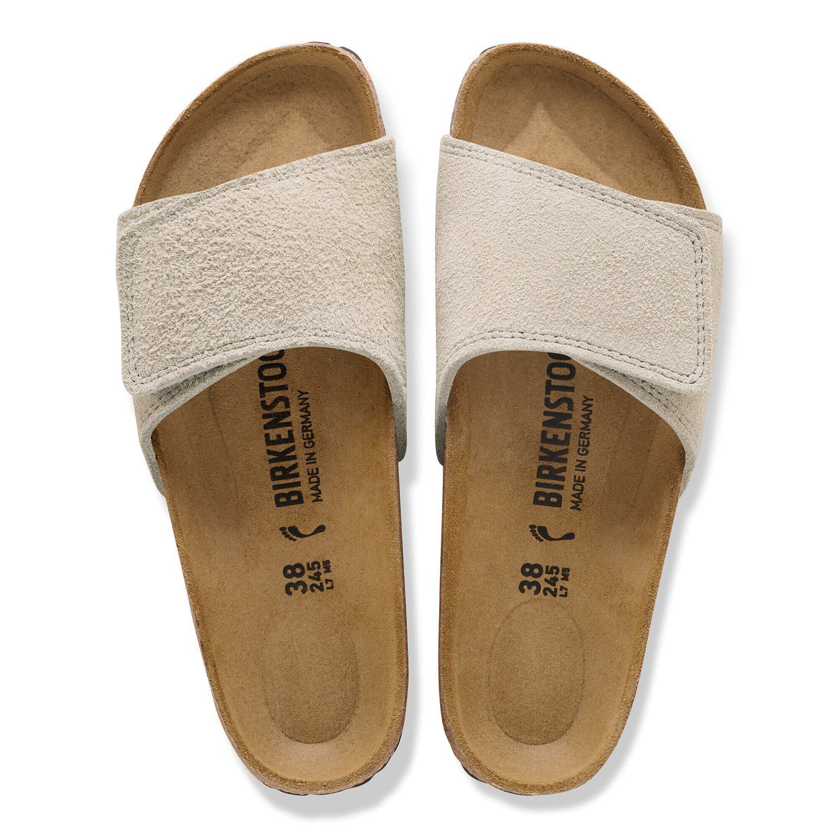 Sylt Suede Leather in Color Oyster | Birkenstock