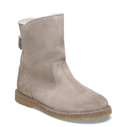 Uppsala Shearling Suede Leather in Color Gray Taupe | Birkenstock