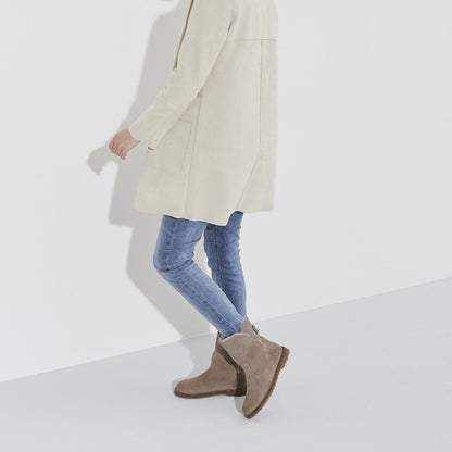 Uppsala Shearling Suede Leather in Color Gray Taupe | Birkenstock