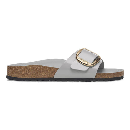 Madrid Big Buckle Natural Leather Patent in Color High-Shine Stone Coin | Birkenstock