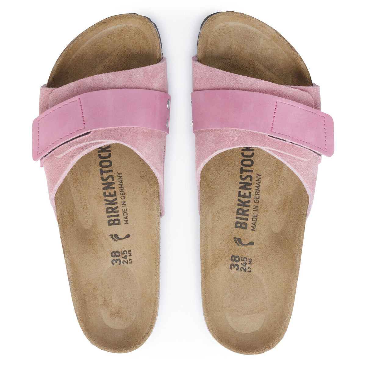 Oita Suede Leather in Color Candy Pink | Birkenstock