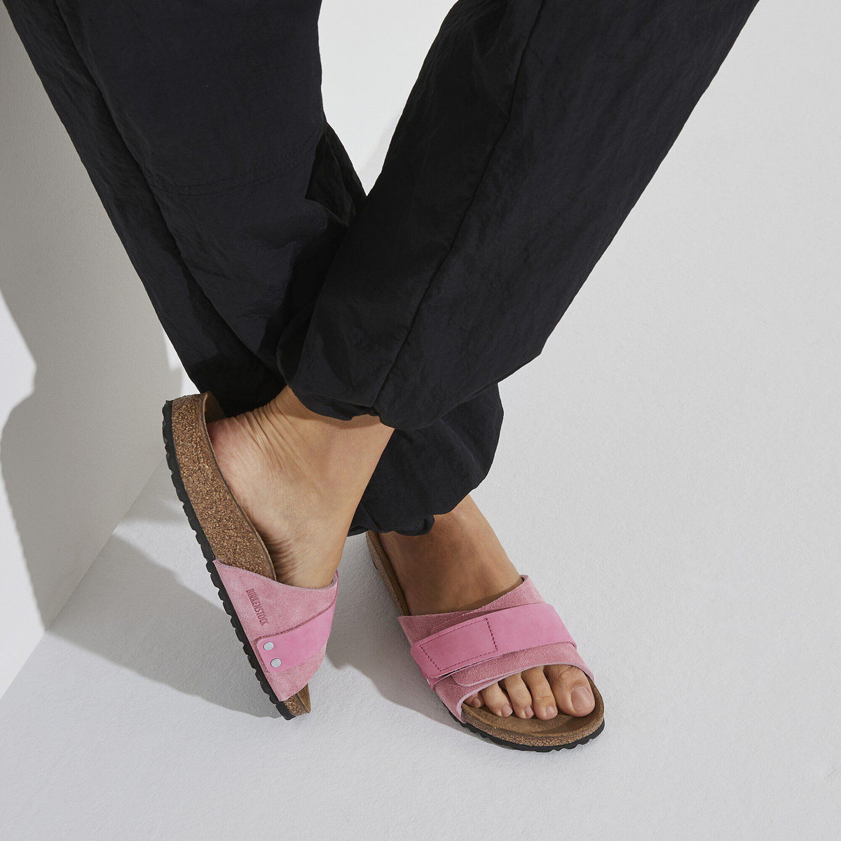 Oita Suede Leather in Color Candy Pink | Birkenstock
