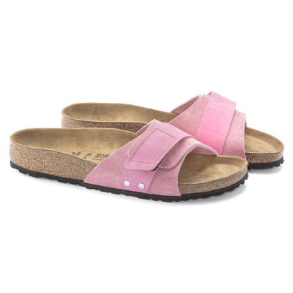Oita Suede Leather in Color Candy Pink | Birkenstock