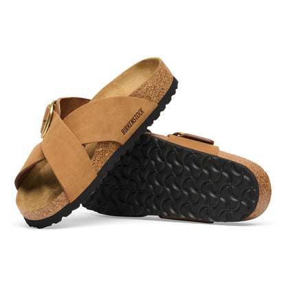 Siena Big Buckle Nubuck Leather in Color Mink | Birkenstock