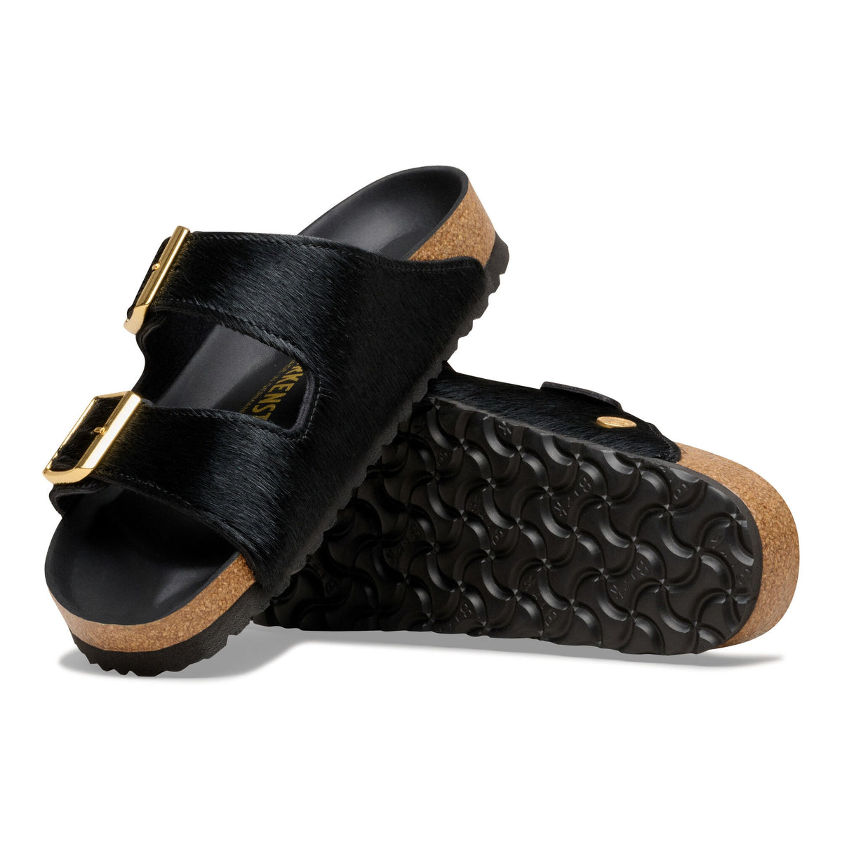 Arizona Fur in Color Black | Birkenstock