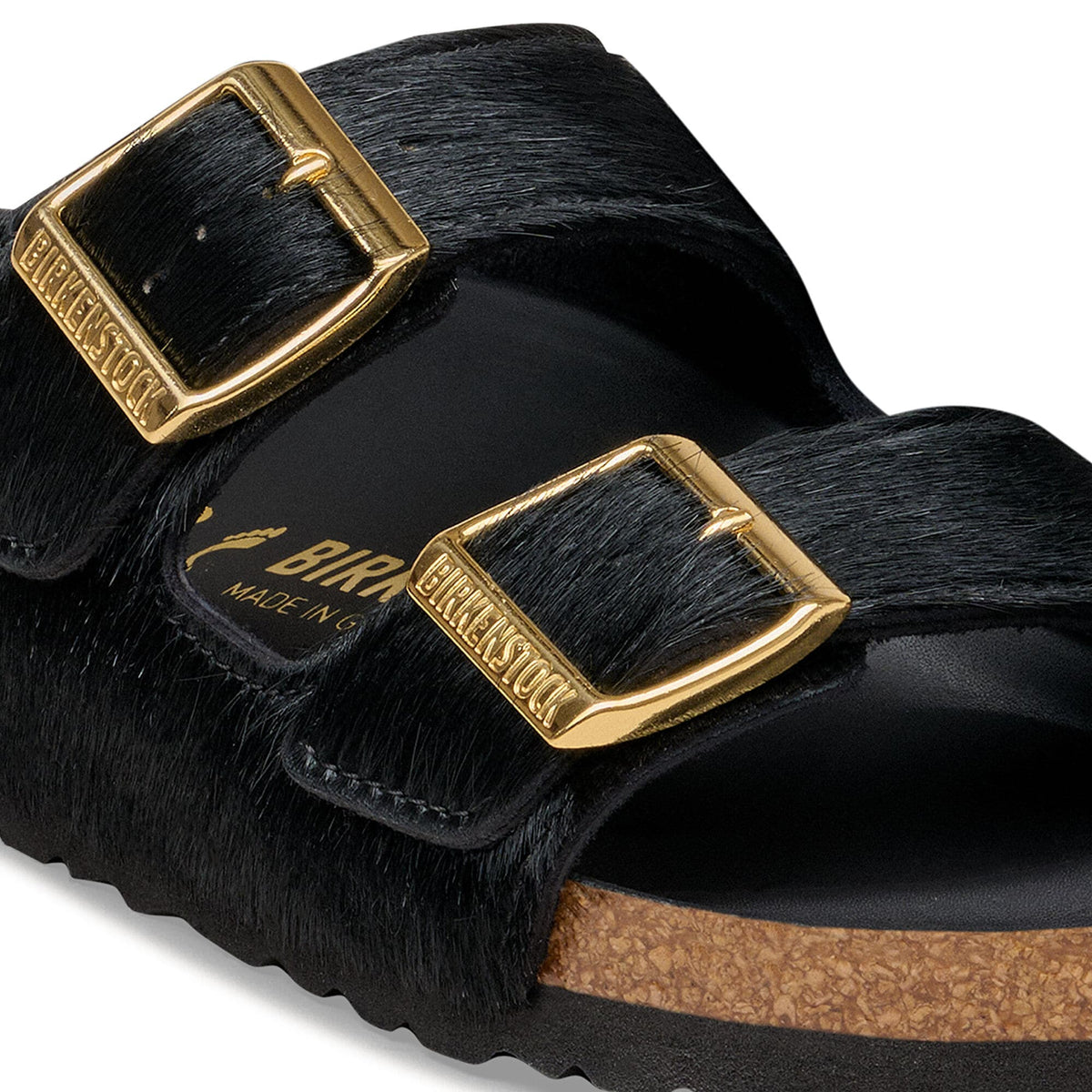 Arizona Fur in Color Black | Birkenstock