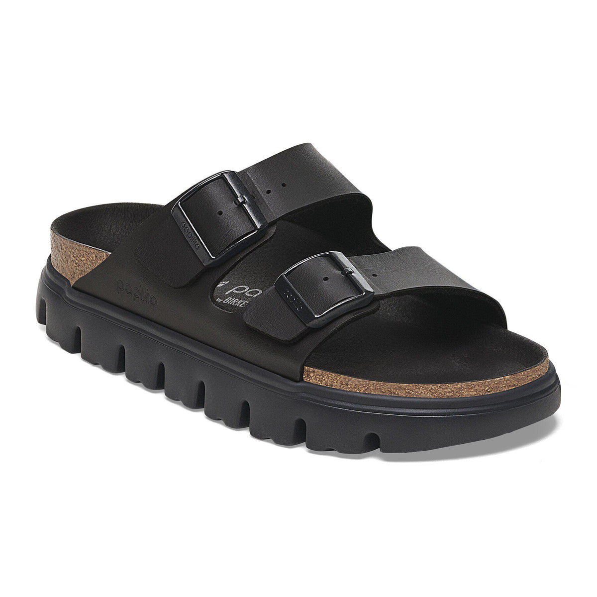 Arizona Chunky Birko-Flor in Color Black/Black | Birkenstock