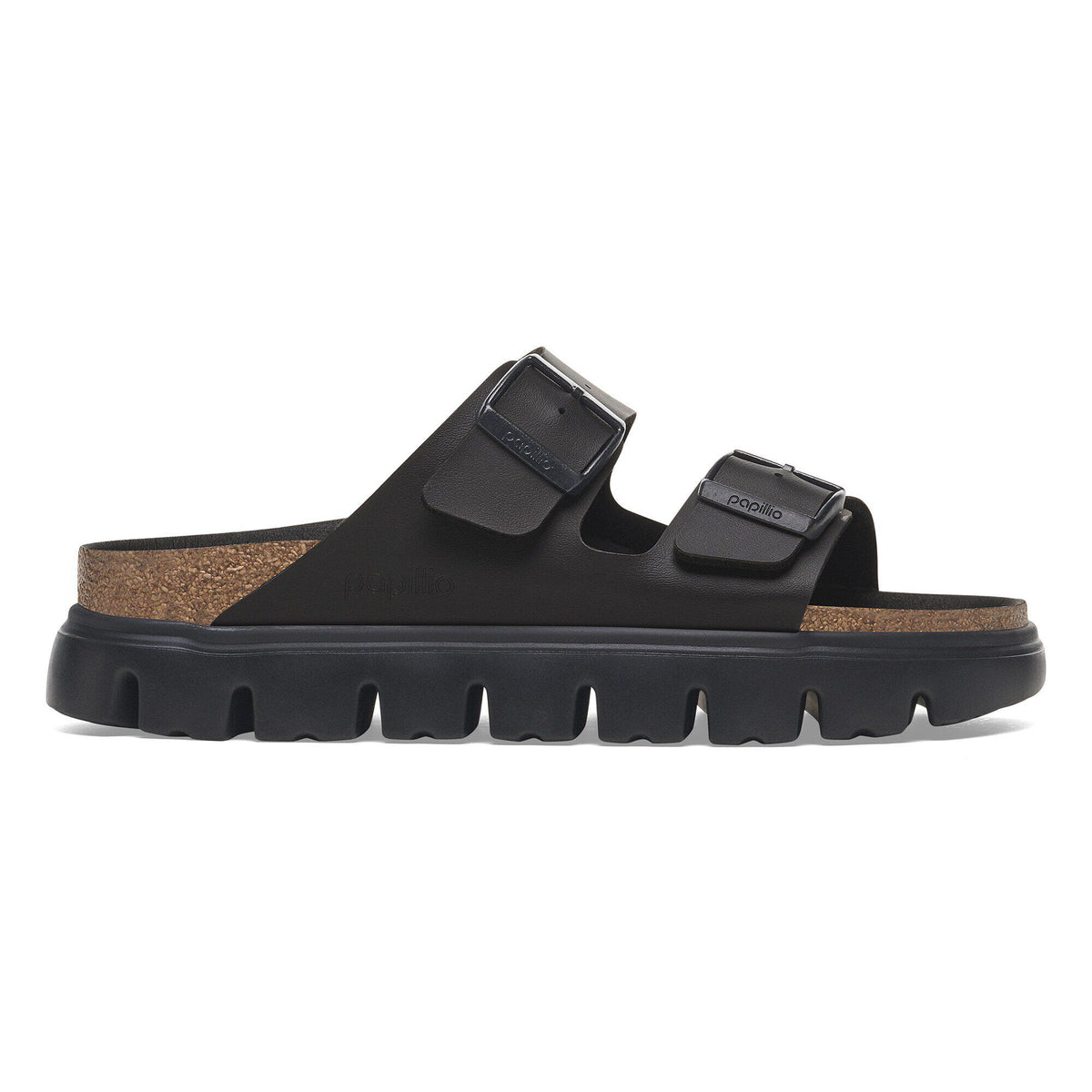 Arizona Chunky Birko-Flor in Color Black/Black | Birkenstock