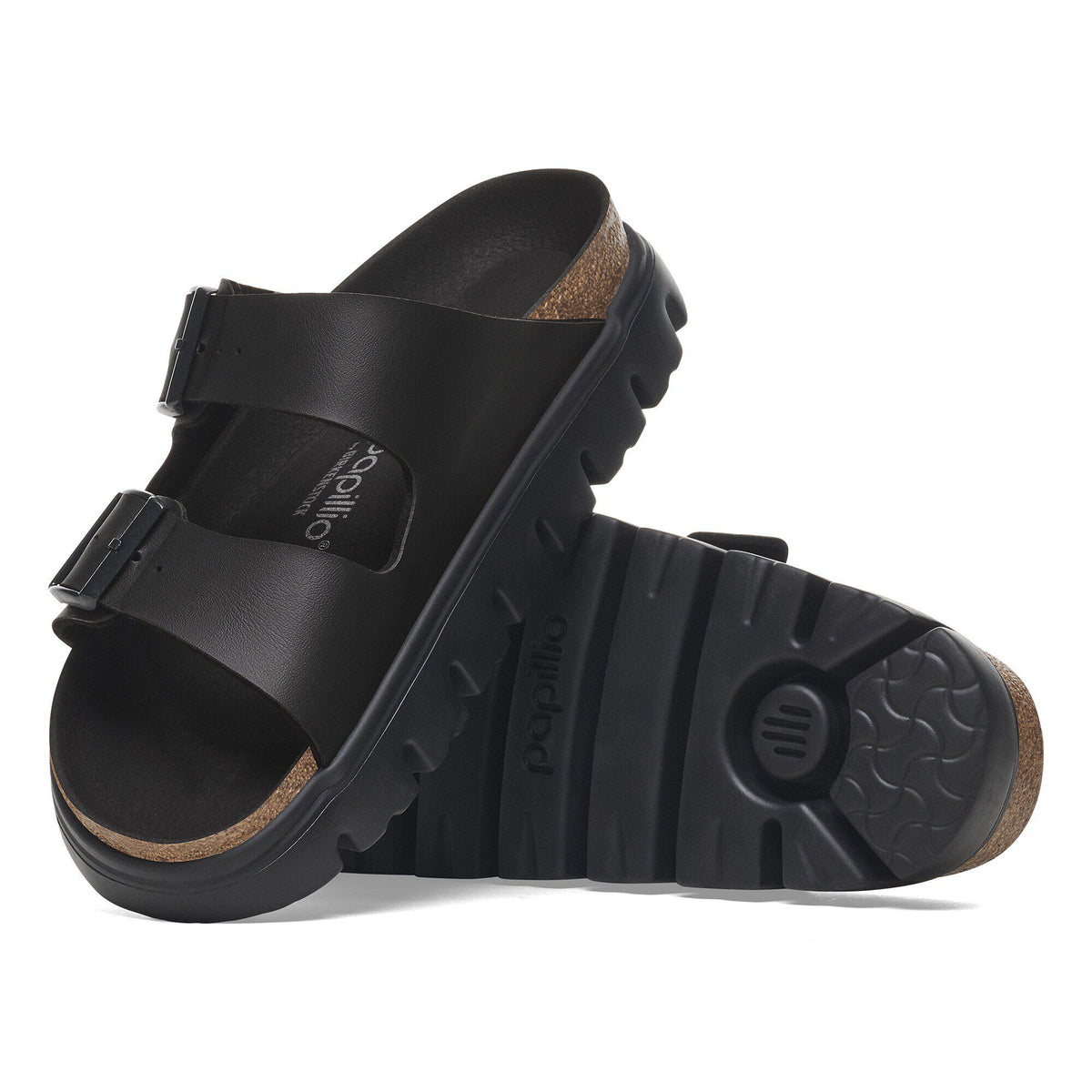 Arizona Chunky Birko-Flor in Color Black/Black | Birkenstock