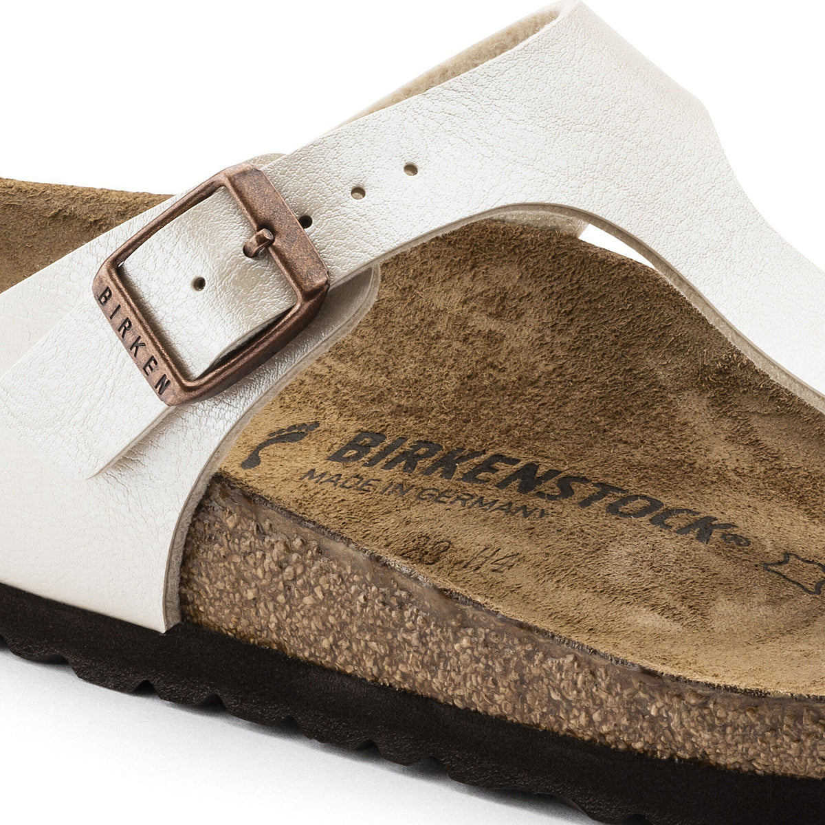 Gizeh Birko-Flor in Color Graceful Pearl White | Birkenstock