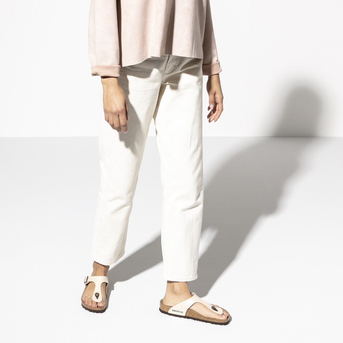 Gizeh Birko-Flor in Color Graceful Pearl White | Birkenstock