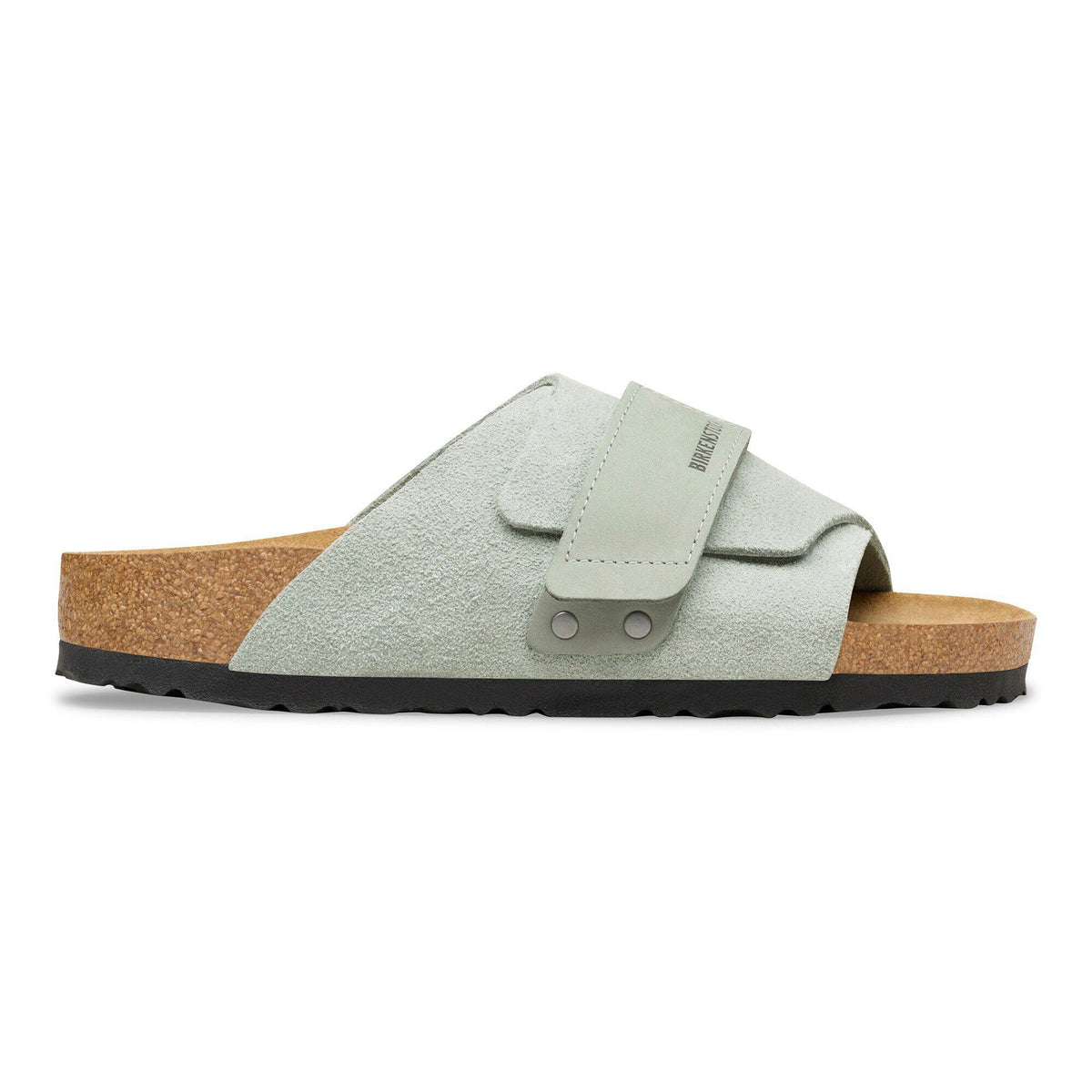 Kyoto Nubuck-Suede Leather in Color Pure Sage | Birkenstock