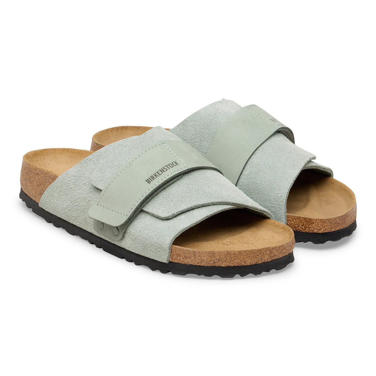 Kyoto Nubuck-Suede Leather in Color Pure Sage | Birkenstock