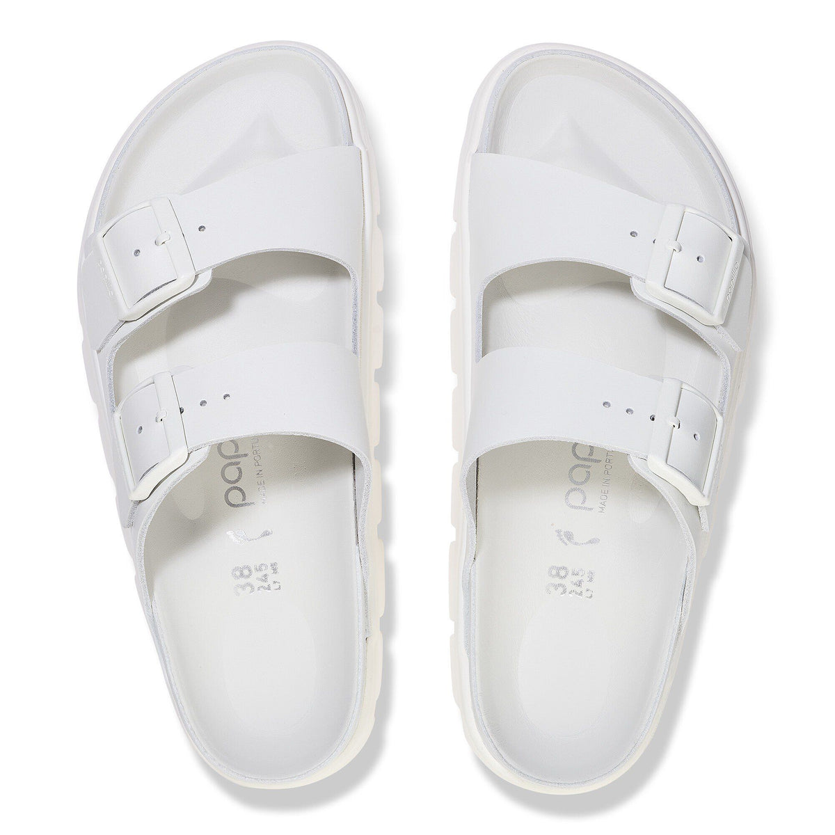 Arizona Chunky Leather in Color White | Birkenstock