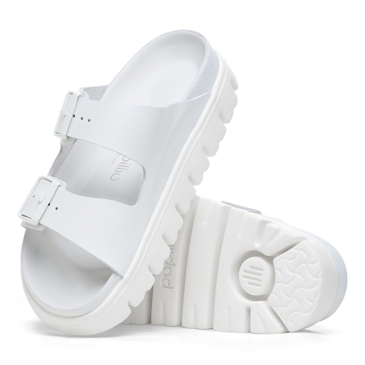 Arizona Chunky Leather in Color White | Birkenstock