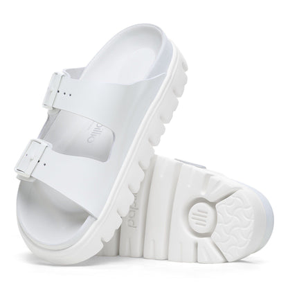 Arizona Chunky Leather in Color White | Birkenstock