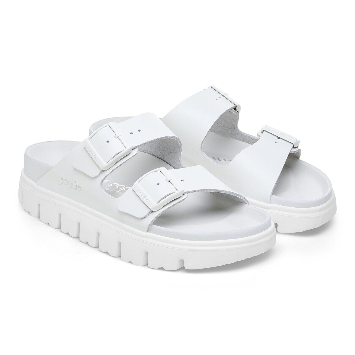 Arizona Chunky Leather in Color White | Birkenstock