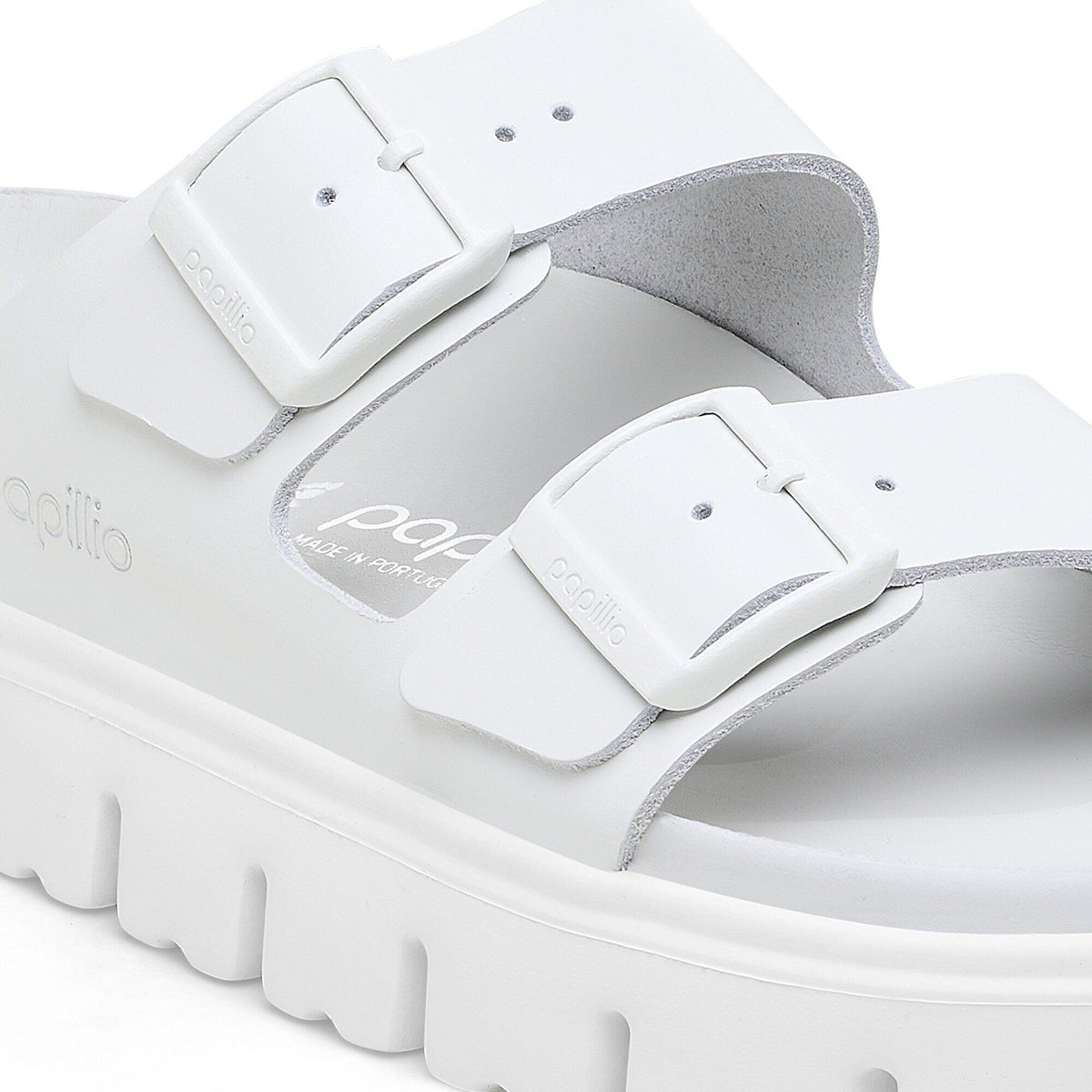 Arizona Chunky Leather in Color White | Birkenstock