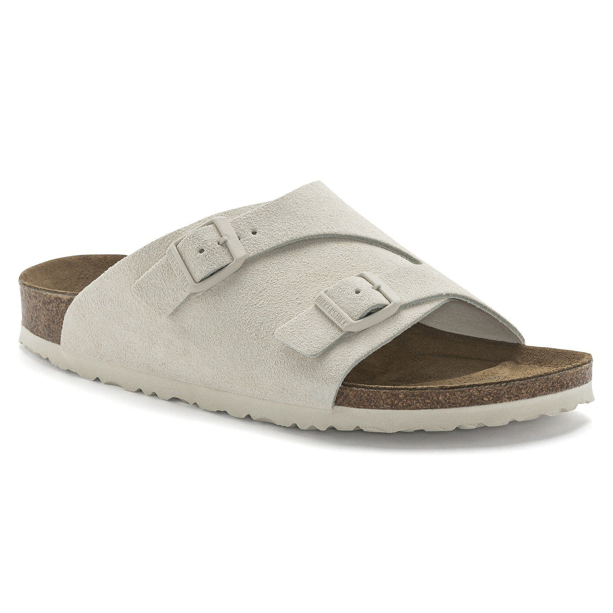 Zürich Suede Leather in Color Antique White | Birkenstock