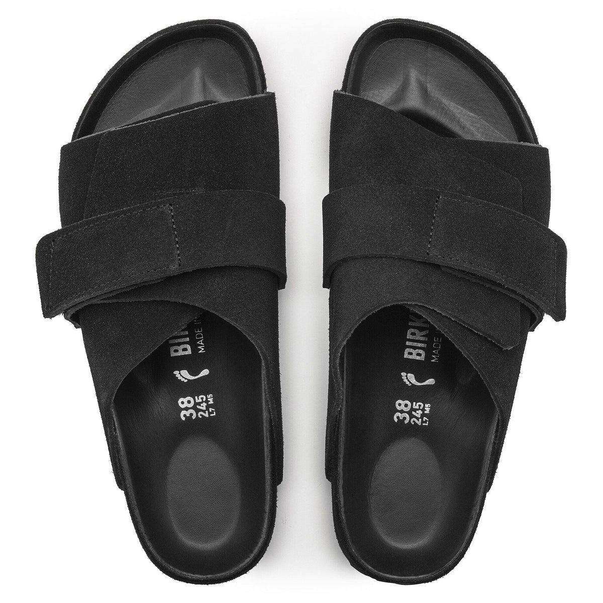 Kyoto Suede Leather in Color Black | Birkenstock