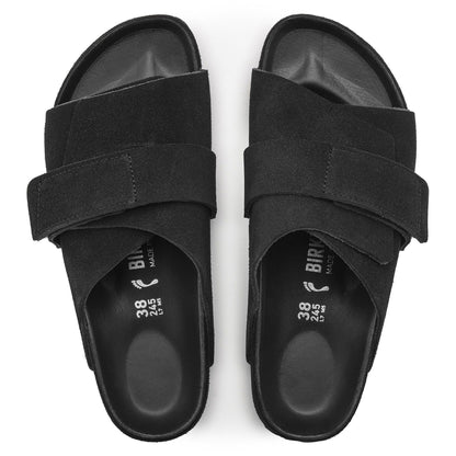 Kyoto Suede Leather in Color Black | Birkenstock