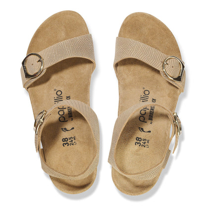 Soley Embossed Leather in Color Sandcastle | Birkenstock