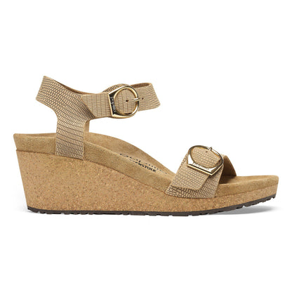 Soley Embossed Leather in Color Sandcastle | Birkenstock