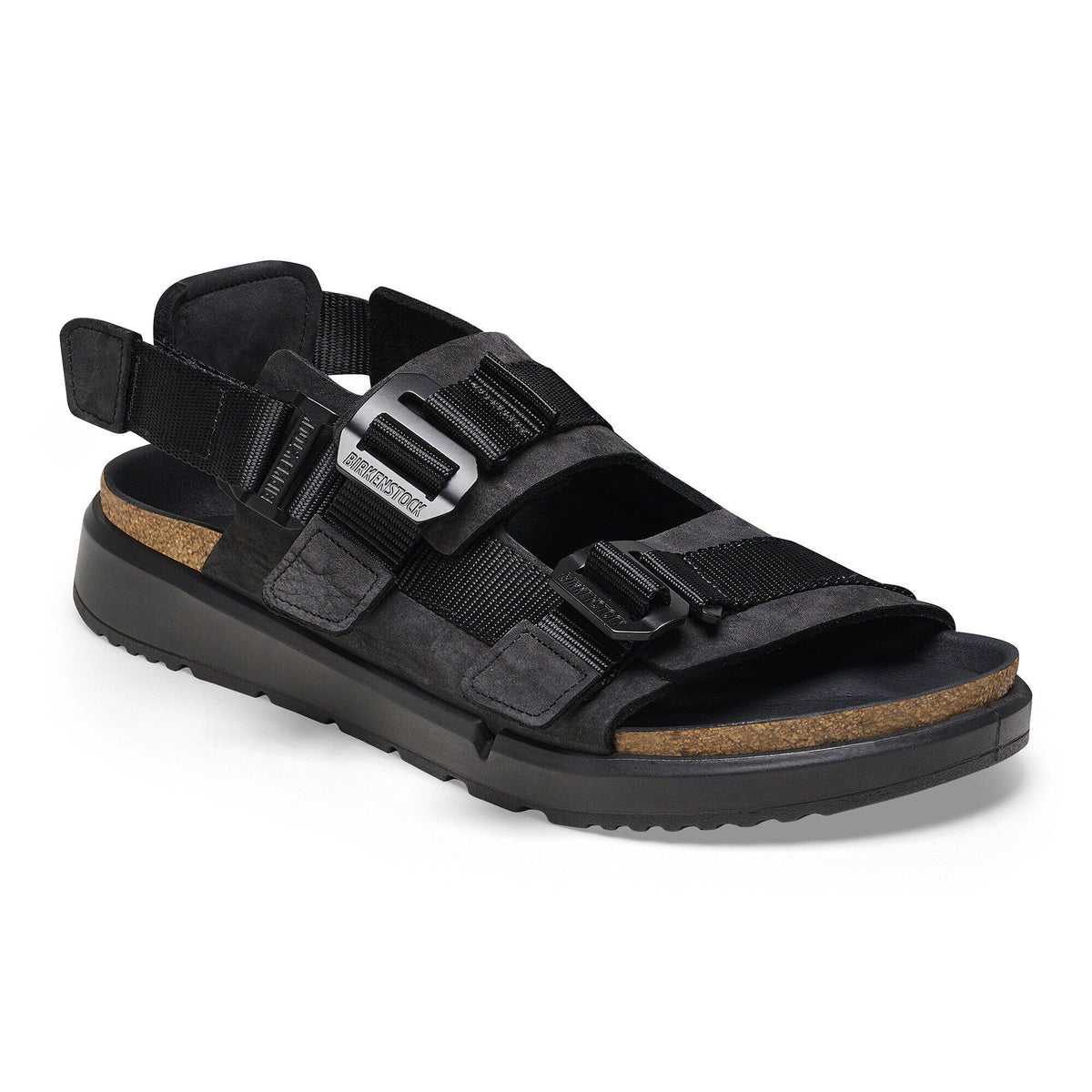 Shinjuku Leather-Textile in Color Black | Birkenstock