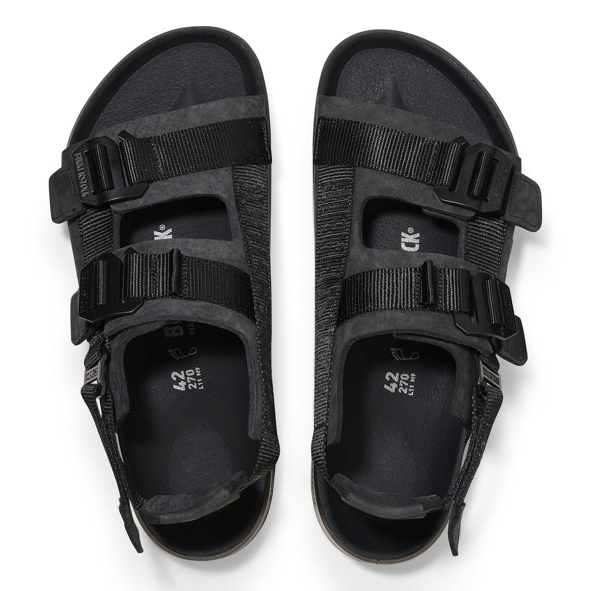 Shinjuku Leather-Textile in Color Black | Birkenstock