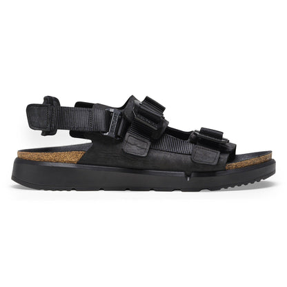 Shinjuku Leather-Textile in Color Black | Birkenstock