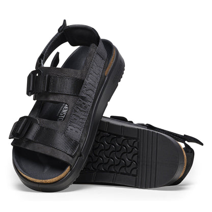 Shinjuku Leather-Textile in Color Black | Birkenstock