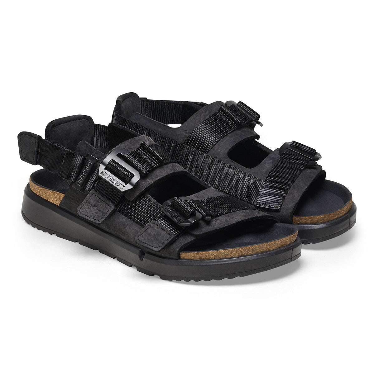 Shinjuku Leather-Textile in Color Black | Birkenstock