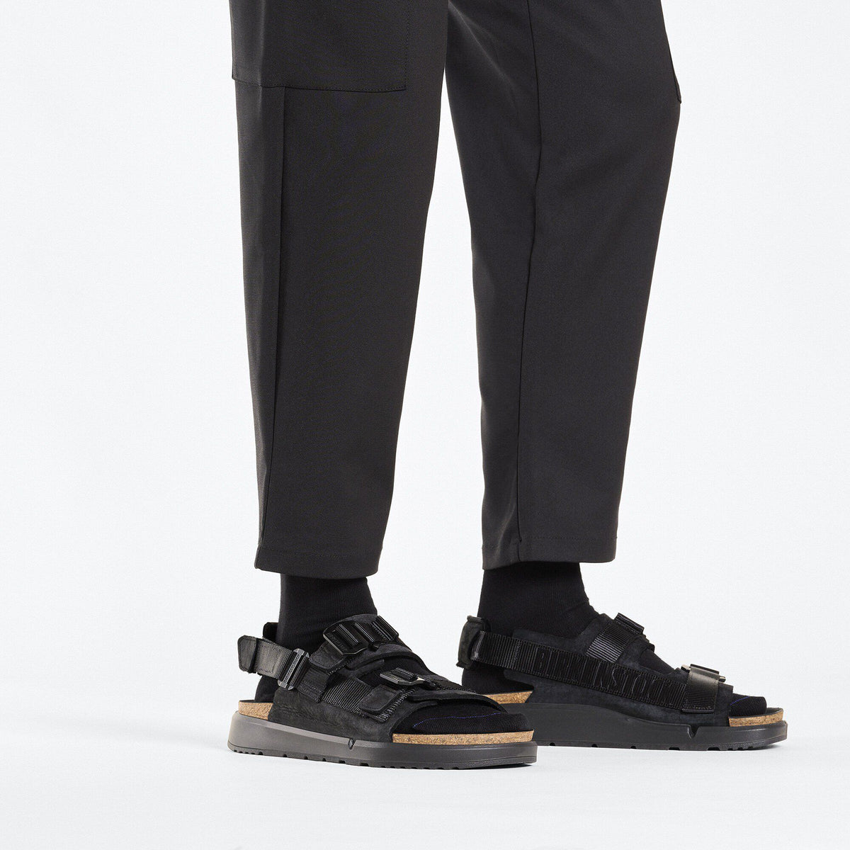 Shinjuku Leather-Textile in Color Black | Birkenstock
