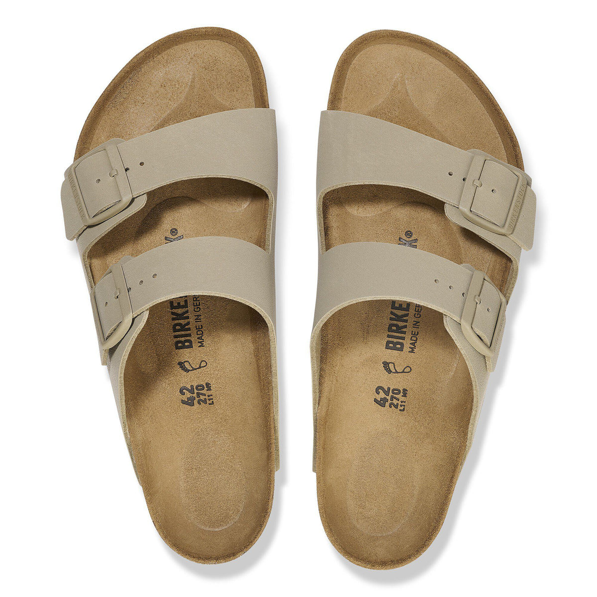 Arizona Birko-Flor in Color Faded Khaki | Birkenstock