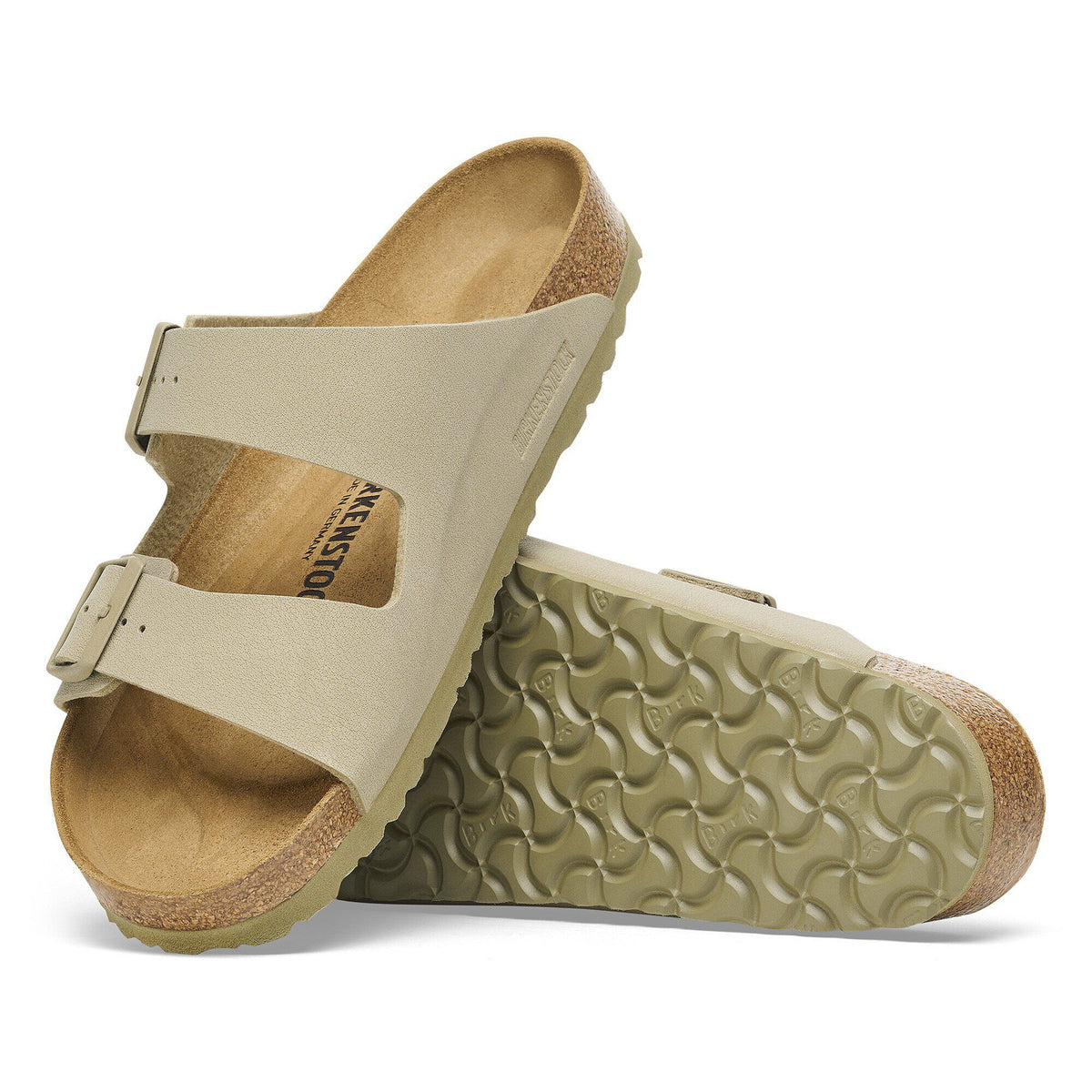 Arizona Birko-Flor in Color Faded Khaki | Birkenstock