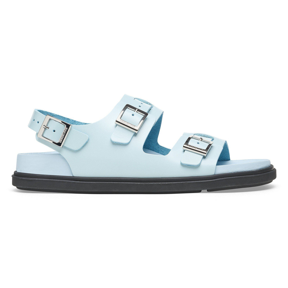 Cannes Leather in Color Mineral Blue | Birkenstock