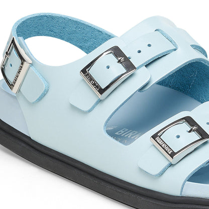 Cannes Leather in Color Mineral Blue | Birkenstock