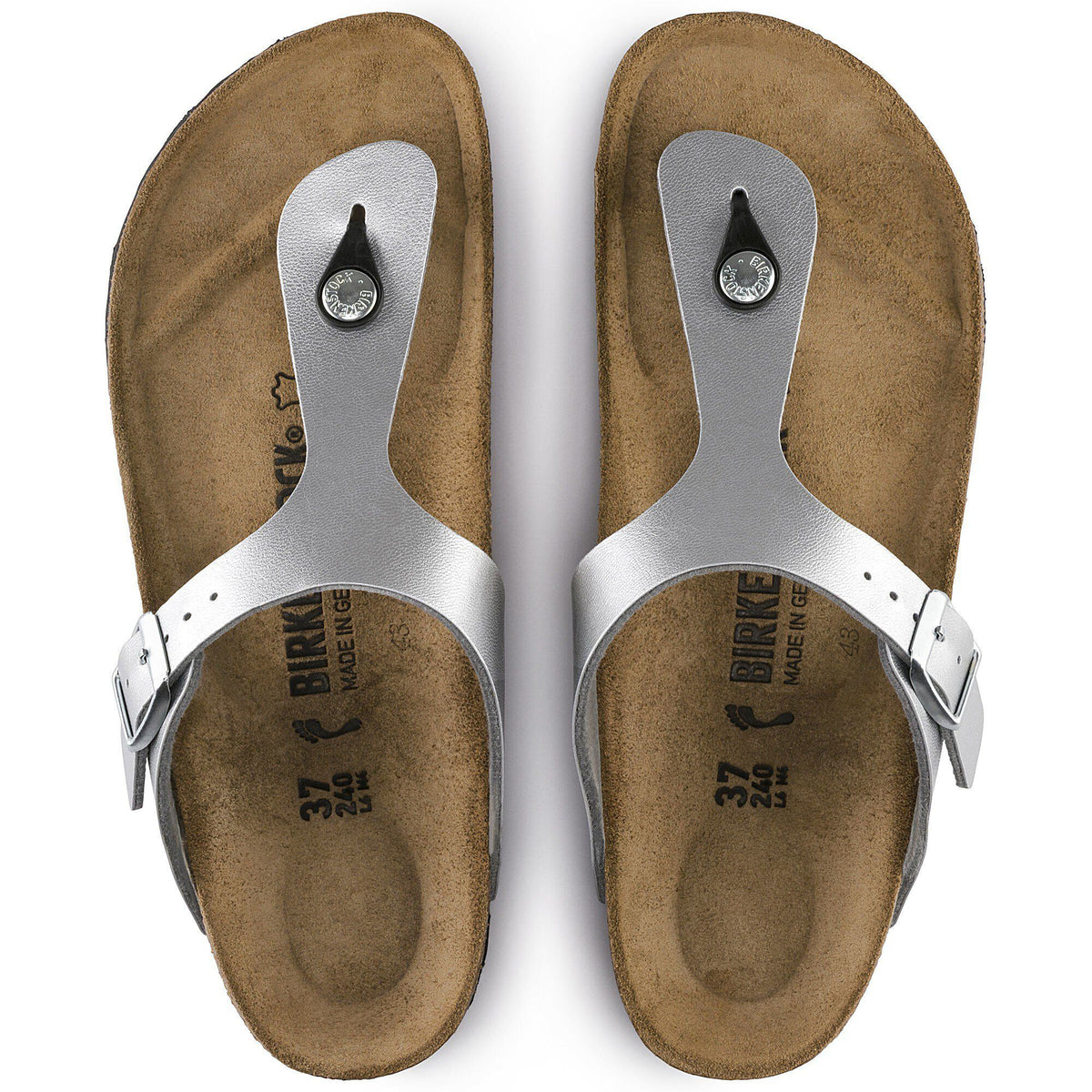Gizeh Birko-Flor in Color Silver | Birkenstock