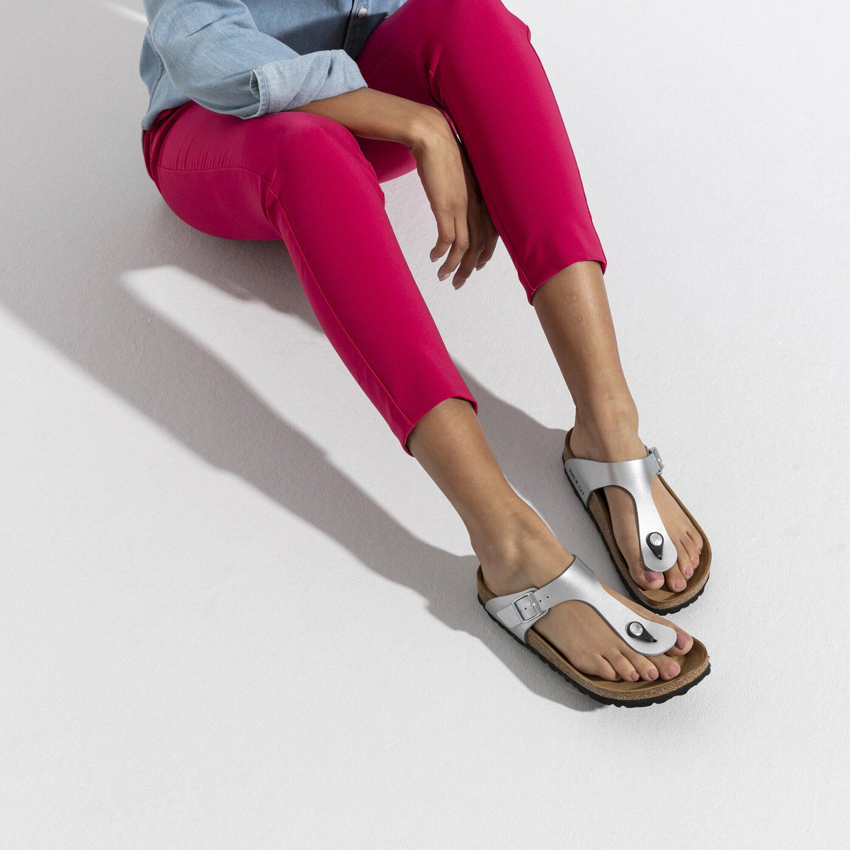 Gizeh Birko-Flor in Color Silver | Birkenstock