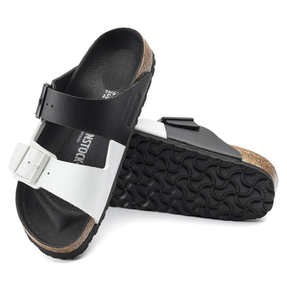 Arizona Split Birko-Flor in Color Black/White | Birkenstock