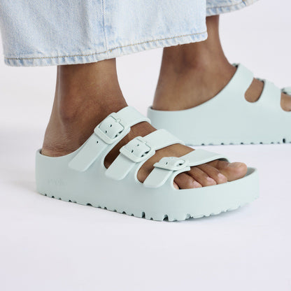 Florida Flex Platform EVA in Color Surf Green | Birkenstock